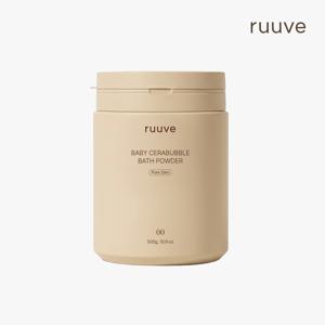 러베 베이비 세라버블 자연유래 배스 파우더 500g 유아 아기 세라마이드 거품 목욕 스파 입욕제