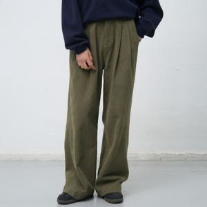 루즈핏 투턱 코튼 팬츠 [KHAKI] / WBE4L11516