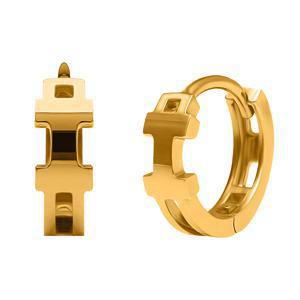 14K/18K 소프트 에이치 귀걸이