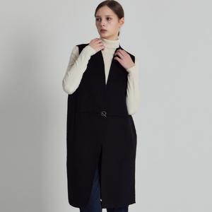 [최초가 198000원](LeOT)] 프리미엄 캐시미어 울블렌디드 버클 롱 베스트-사이즈 55~88까지