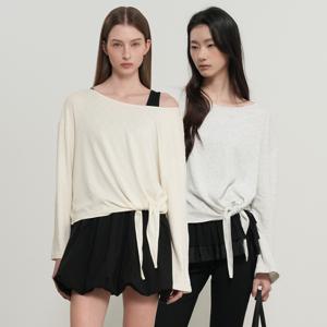 타이업 보트넥 티셔츠 [3COL] / GF1LTS504