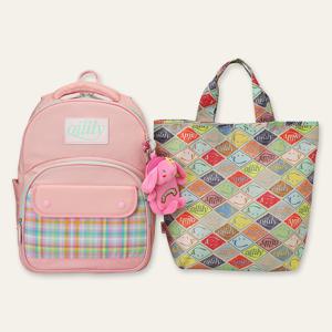 [키링 GIFT]키즈 바리오 백팩+보조가방SET