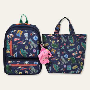 [키링 GIFT]키즈 바린 백팩+보조가방SET