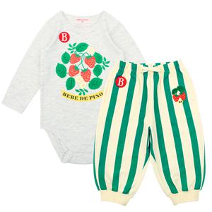 베이비 스트로베리 바디수트 세트_BP61SE159