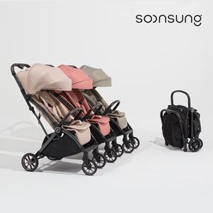 순성 코니 오토폴딩 휴대용 유모차 / 컵홀더+라이너+유모차걸이