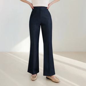 (~XXL까지) 세핀 실크데님 부츠컷 슬랙스 봄 가을 하체커버 신축성 오피스룩 데일리룩 포멀룩 빅사이즈