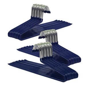 코팅 논슬립 바지걸이네이비 30개