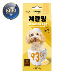 더독 NEW 강아지 계란찜 스틱 치즈 150g (5P+1P 추가)