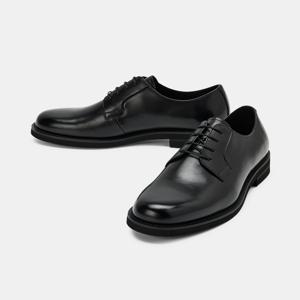 남성 더비 캐쥬얼 정장구두  굽 3CM  Q19131_BLACK-BS