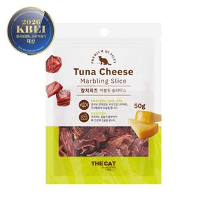 마블링 슬라이스 고양이간식 참치+치즈 혼합맛 50g + 쥬크루 인형 (주문서당 1인 1개 한정)