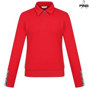 [양말드림]여성 기모 카라 반집업 긴팔 티셔츠 121D4TO352_RE