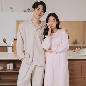 [브리치]  / 신축성 좋은 프리미엄 후리스 피치 기모 커플 잠옷