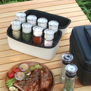 시노글라스 캠핑용 오일병 8종+가방