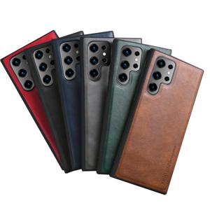 데켄스 갤럭시S22울트라 가죽 소프트 슬림 하드 케이스 M518