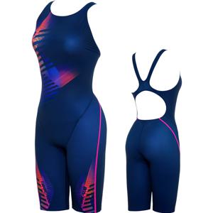 여자 실내 수영복 반신 강습용 스윔웨어 브릿 핑크