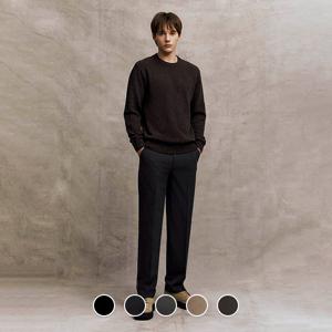 114915 브러시드 테이퍼드 히든밴딩 슬랙스