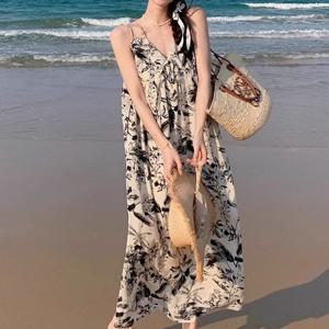 코코비치 휴양지룩 여성 여름 원피스 체형커버 비치 쉬폰원피스 여성휴양지원피스 빅사이즈