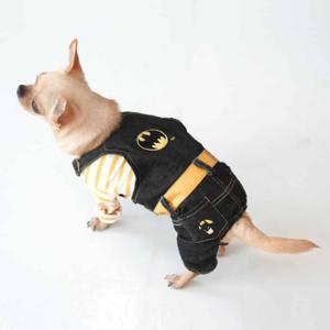 반려동물패션 배트맨 팬츠 블랙 강아지외출복 강아지겨울옷 애견바지
