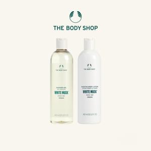 [롯데백화점][더 바디샵](특_가)화이트머스크 대용량 세트( 400ML 샤워젤+바디로션) 정상가67000원