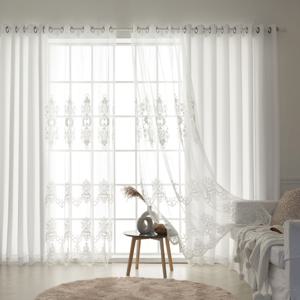 디망쉬 중형/대형/특대형 암막+플라워가든 레이스 커튼 4장