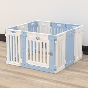 [펫홈]강아지펜스 65cm 10+1블루_화이트