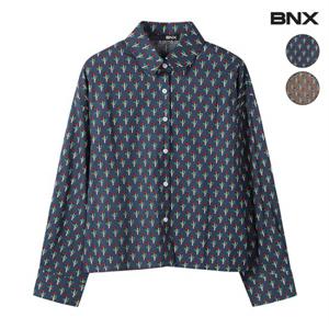 정상가 69,000원 카라넥 자가드 유니크 패턴 긴팔 셔츠 (BW3BL007L0)