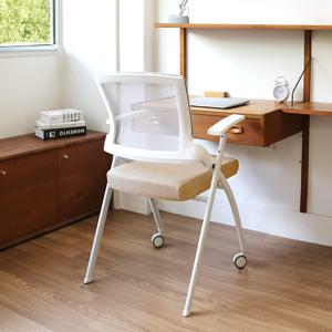 WINNER 학생 공부 책상 회의실 메쉬 접이식 고정형 수험생 사무용의자