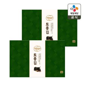 [CJ 선물세트] 비비고 토종김 5호 2개 쇼핑백일체형