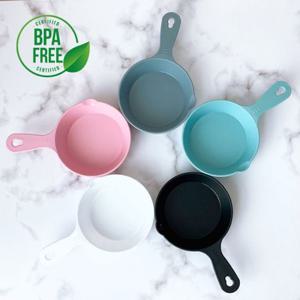 손잡이 앞접시 5종세트 캠핑접시 유튜버 먹방 라면접시 바른리빙 손잡이앞접시 앞접시 그릇