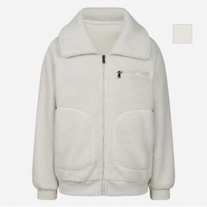 여성 하이넥 포켓지퍼 양털 점퍼 (NUI501)