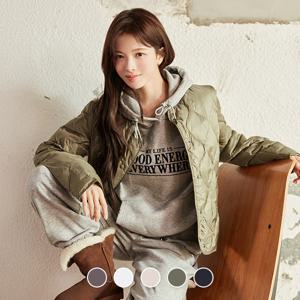 375908 노정의 여 LW 크루넥 어니언 퀼팅 자켓(신클라우드 소로나)