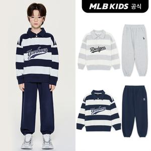 (공식)26SS 스포티브 바시티 럭비 스트라이프 카라 맨투맨세트 (2color) 7AS2V0261