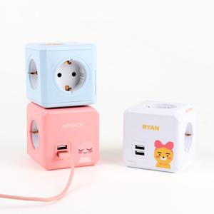 카카오프렌즈 USB 디자인 멀티탭 고용량 멀티콘센트