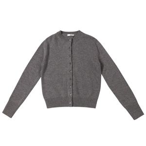 [쉬즈미스] 울 혼방 베이직 니트 가디건 SSKCDP41010