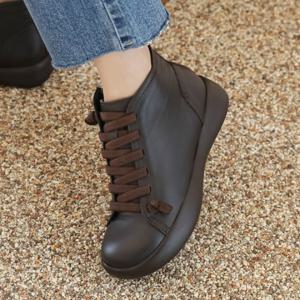 [브리치]  /  지쎄수제화 양가죽 기모안감 코키 컴포트슈즈