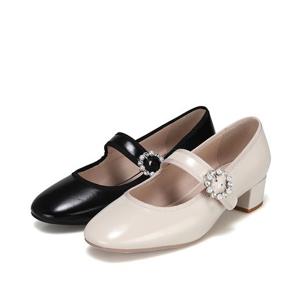 [최초가 168,000] 세븐플로어 소가죽 보석장식 러블리 여성메리제인 3.5cm_SFF108.