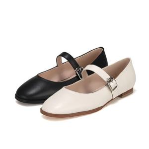 [최초가 168,000] 세븐플로어 양가죽버클장식베이직여성메리제인플랫 1.5cm_SFF102