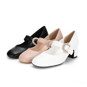 [최초가 168,000] 세븐플로어 큐빅포인트 여성메리제인 펌프스 5.5cm_SFG234