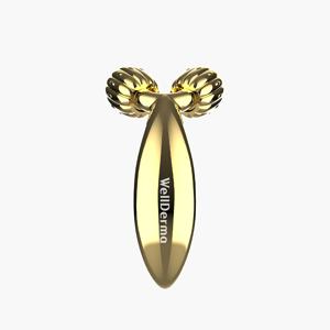 페이스 리프팅 컴팩트 롤러 괄사 얼굴마사지 (골드)