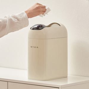 비바 센서 휴지통 아토 10L 종량제 기저귀 냄새차단 자동 센서 휴지통