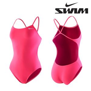 스윔 여성 하이드라스트롱 앤서 솔리드 컷아웃 탄탄이 수영복 NESSA018 HYPER PINK