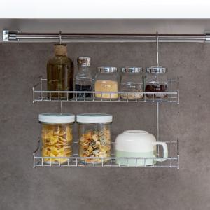 주방 씽크대 걸이형 봉행거 다용도 걸이선반 2단