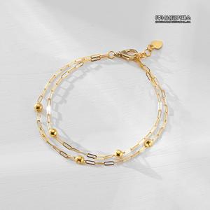 24K 클립 볼 팔찌 2줄