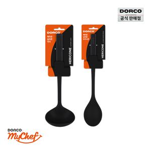 도루코 헤리콘 실리콘 2종세트 [국자+요리스푼]