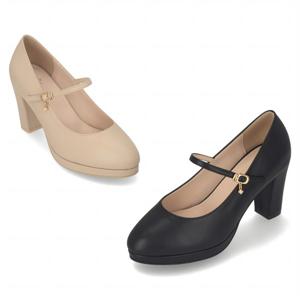 [정상가 159000원] 인텐스 여성 가보시 메리제인 펌프스 8cm LCWD80I513