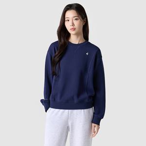 여성 더블텐션2.0 루즈핏 라운드 맨투맨 QR122OFS12