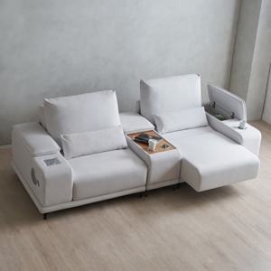 리드 제로월 전동 슬라이딩 3인용 쇼파 (콘솔박스 일반형 포함)