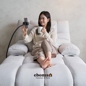 라온 1인용 전동쇼파 슬라이딩 고급형 소파베드 집콕 집순이 꿀잠 유튜브 영화예능 핸드폰거치대 게으름 그만자