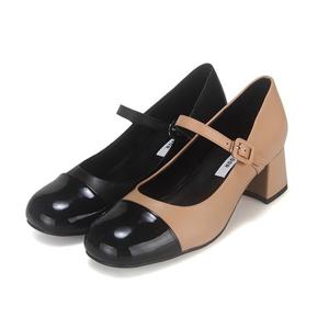 [최초가 188,000] 세븐플로어 양가죽 토캡 여성메리제인펌프스 5cm_SFG701