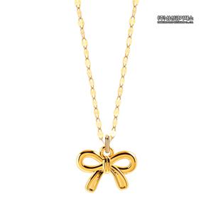 [이나연PICK]24K 리본 목걸이